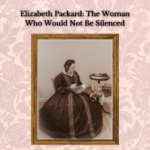 Elizabeth Packard pink damask background square